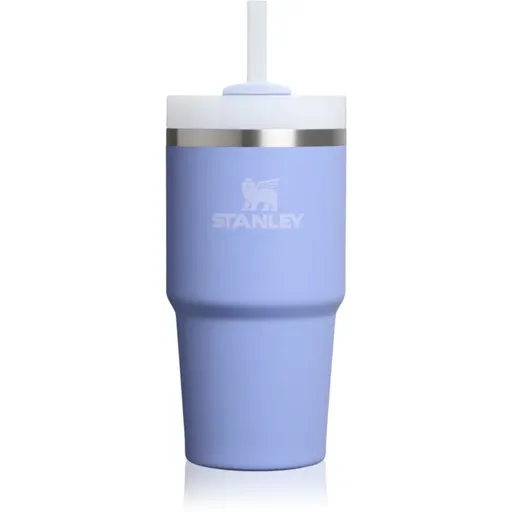 Stanley Quencher H2.O FlowState™ Tumbler pahar din oțel inoxidabil cu pai mic Hydrangea 600 ml