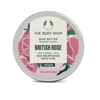 The Body Shop Unt de corp pentru ten normal British Rose (Body Butter) 50 ml