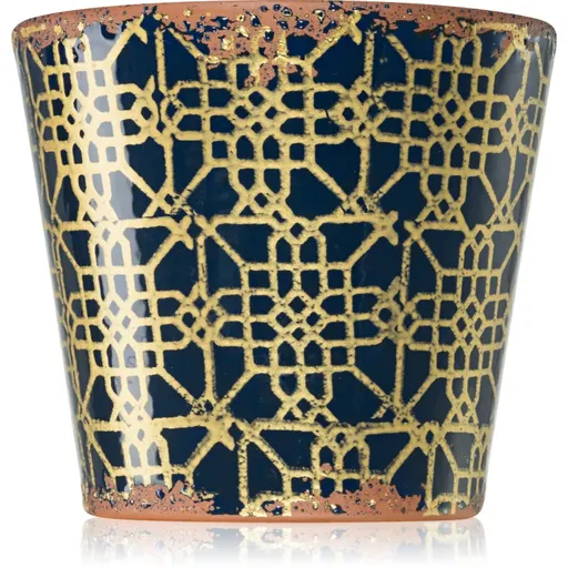 Wax Design Lattice Midnight Blue Spa Water lumânare parfumată 14x12,5 cm