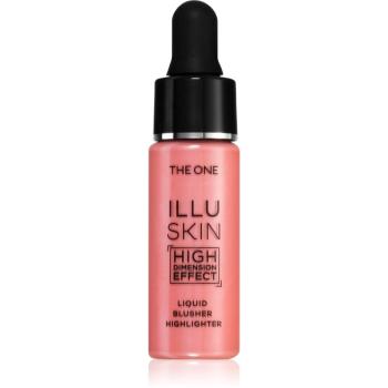 Oriflame The One IlluSkin blush cu efect iluminator 2 in 1 culoare Soft Pink 15 ml