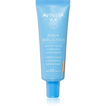 Apivita Aqua Beelicious Fluid nuantator cu textura usoara pentru o piele mai luminoasa SPF 30 40 ml