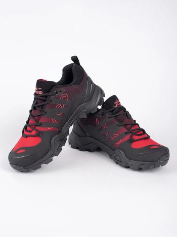 Pantofi confortabili de trekking pentru femei roșii