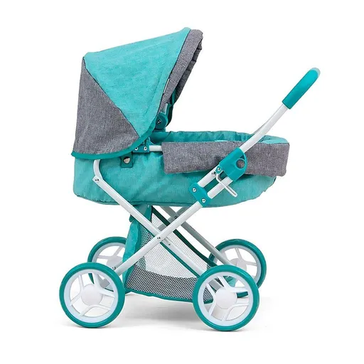 Milly Mally Cărucior pentru păpuși Alice Prestige,turcoaz
