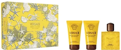 Versace Eros Energy - EDP 50 ml + gel de duș 50 ml + balsam după bărbierit 50 ml