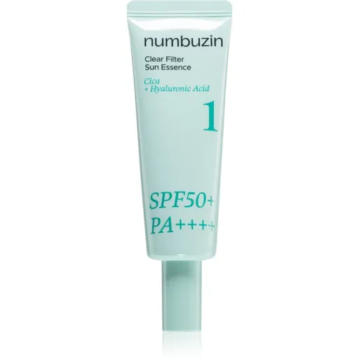 Numbuzin No. 1 Clear Filter Sun Essence esență cu efect iluminator cu efect calmant SPF 50+ 50 ml