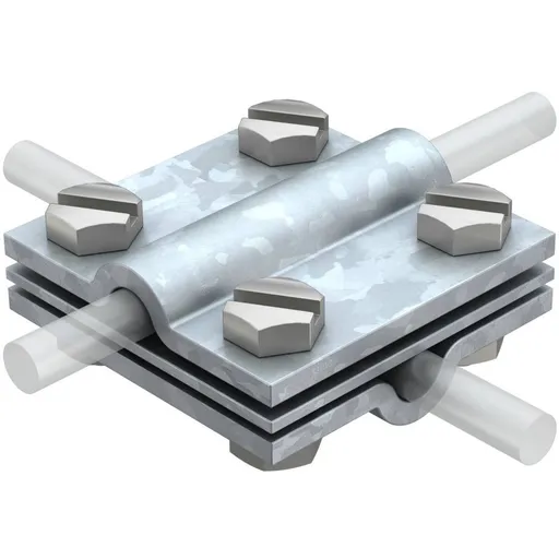 Piesa de legatura in cruce cu placa intermediara Rd 8-10 FT Obo 5312310