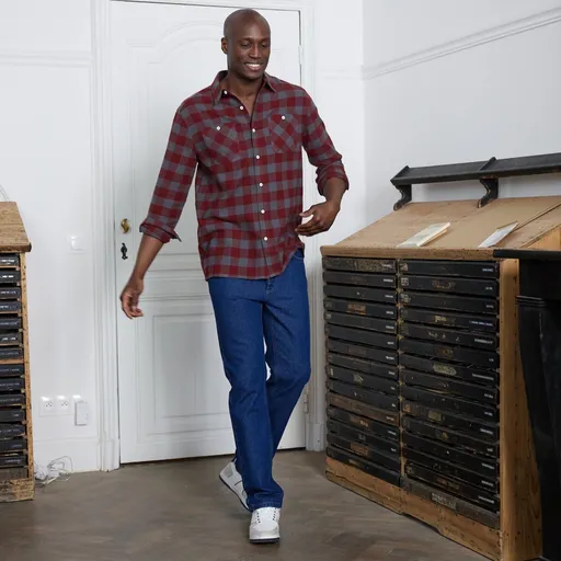 Cămașă cu carouri din flanelă