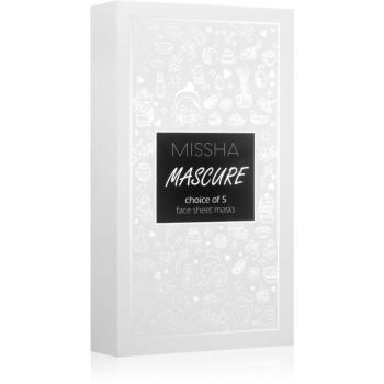 Missha Merry Christmas Mascure Mask Set set de măști textile amestec