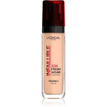 L’Oréal Paris Infaillible 32H Fresh Wear fard lichid de lunga durata culoare 110 Rose Vanilla 30 ml