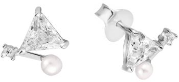 JwL Luxury Pearls Cercei delicați cu perle reale și cristale JL0586