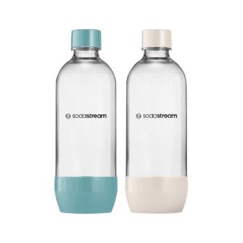 Sodastream Jet Blue/Sand palack 2x 1 l, mosogatógépben mosható