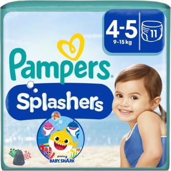 Pampers Splashers 4-5 scutec tip slip pentru înot, de unică folosință 9-15 kg 11 buc