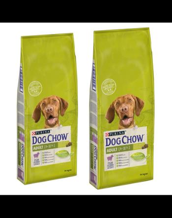 PURINA Dog Chow Adult hrana uscata caini adulti, cu miel 28 kg (2 x 14 kg)