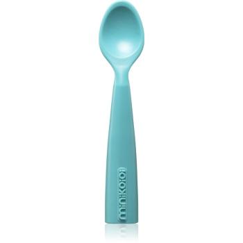 Minikoioi Silicone Spoon linguriță Aqua Green 1 buc