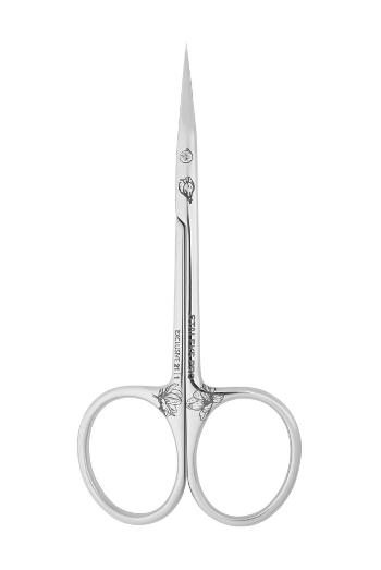 STALEKS Foarfece pentru cuticule cu vârf încovoiat Exclusive 21 Type 1 Magnolia (Professional Cuticle Scissors with Hook)