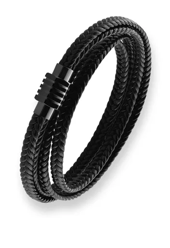 Troli Brățară modernă pentru bărbați Leather VABOB011