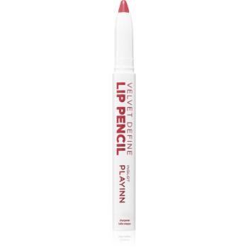 Inglot PlayInn Velvet Define Lip Pencil creion intensiv de buze culoare MUTED BERRY 66 1,6 g