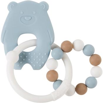 NATTOU Teether Lapidou jucărie pentru dentiție Blue 4m+ 1 buc