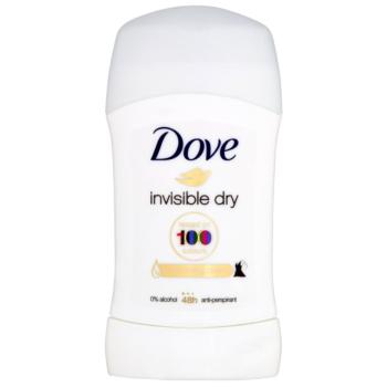 Dove Invisible Dry Antiperspirant deodorant solid împotriva petelor albe 48 de ore 40 ml