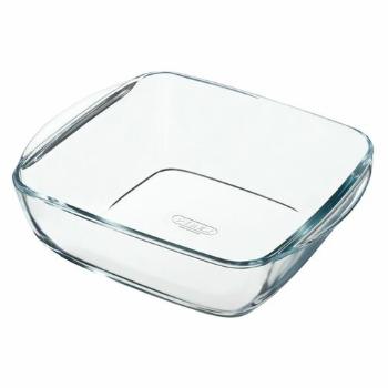Tavă de copt din sticlă Pyrex pătrată 2,2 l, 25 x22 x 7 cm