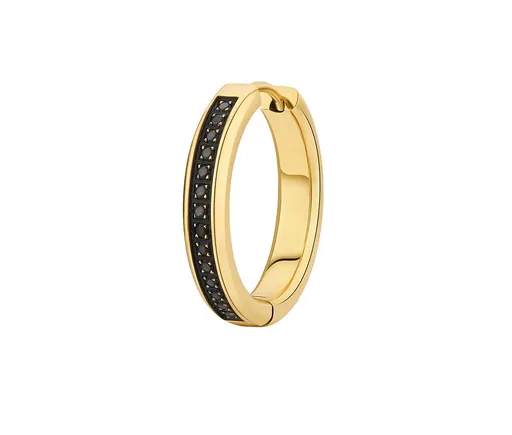 Brosway Cercel single placat cu aur cu pietre de zircon Ink BIK121