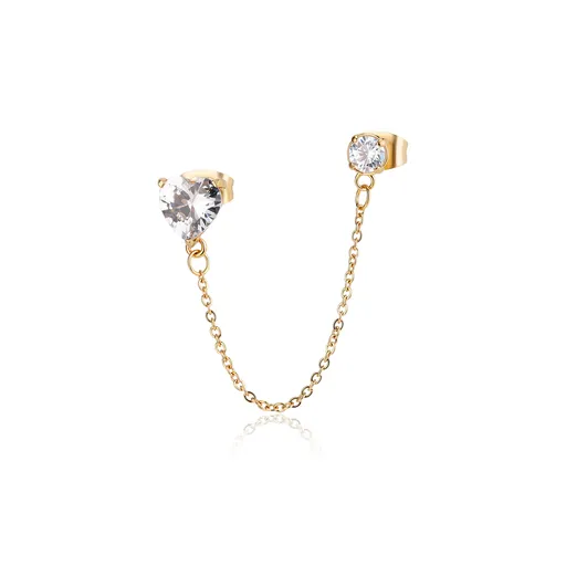 S'Agapõ Cercel de lux single pentru femei Dazzly SDZ140