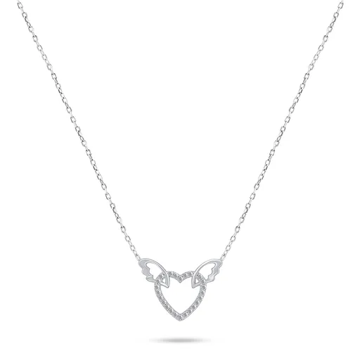 Brilio Silver Colier jucăuș din argint cu zirconi NCL36W