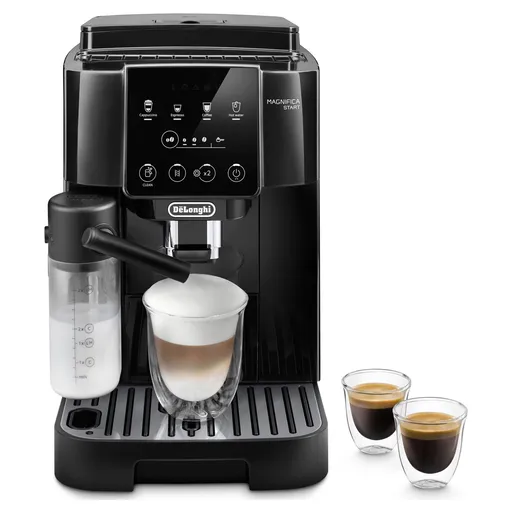 Mașină de espresso Delonghi Magnifica START ECAM220.60.B, 1450 W, 15 bari, 1,8 L, 4 programe, 13 setări de măcinare, LatteCrema Hot, opțiune Bean, neg