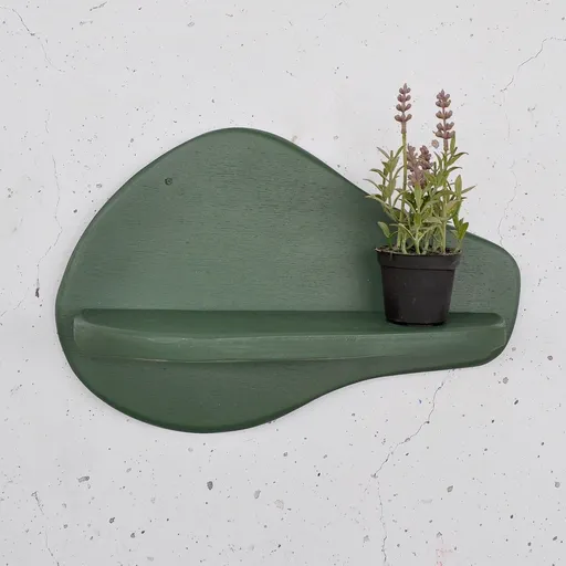 Raft de perete, Hanah Home, Meh220, 35x23x11 cm, Verde