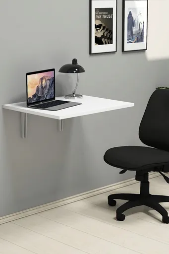 Masa pliabila, Hanah Home, Nur, 60x1.8x50 cm, Alb