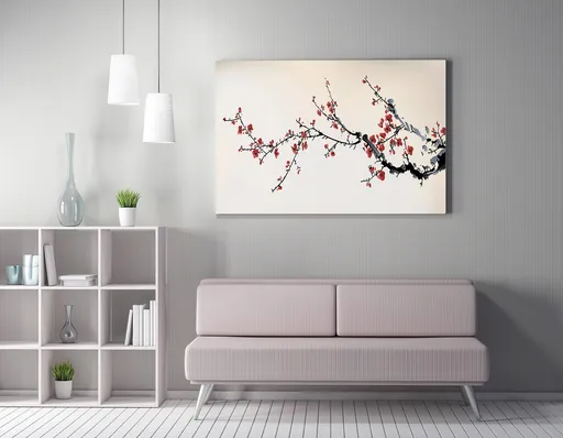 Tablou decorativ, WY108 (50 x 70), Lemn, Multicolor