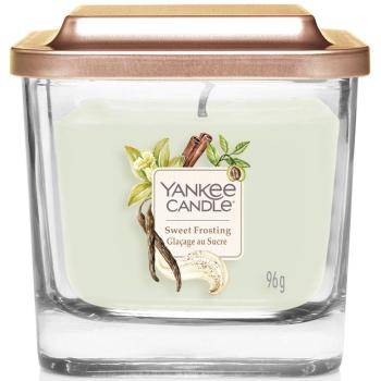 Yankee Candle Lumânare aromatică mică pătrată Sweet Frosting 96 g