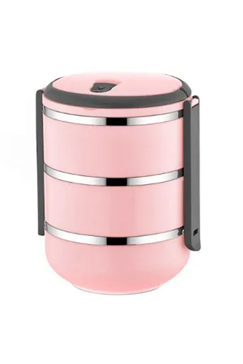 Caserola termica, Hermia, 960DYN1106, Izolat in vid, Roz