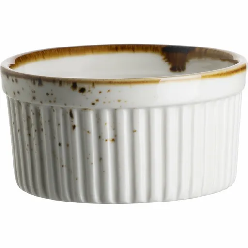 Mäser Vas de copt Pintar White cu puncte maro 9 cm, maro