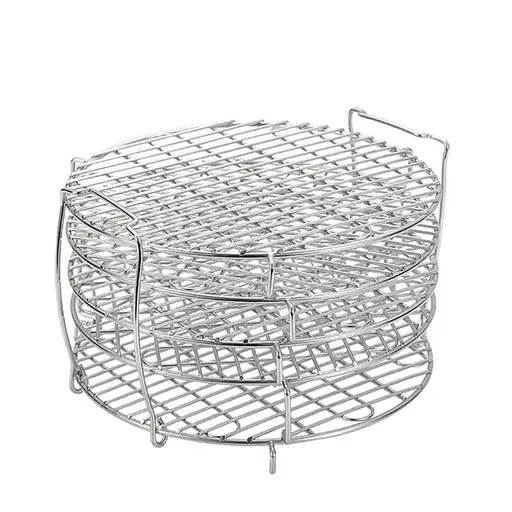 Uscator multifuncțional Izibizi, 20.8x12.6 cm, 5 nivele, Otel inoxidabil, Inox