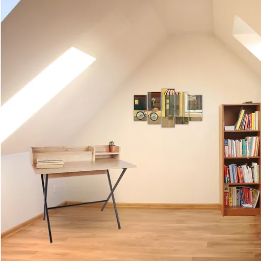 Birou, Hanah Home, Havana, 100x50x89 cm, Stejar