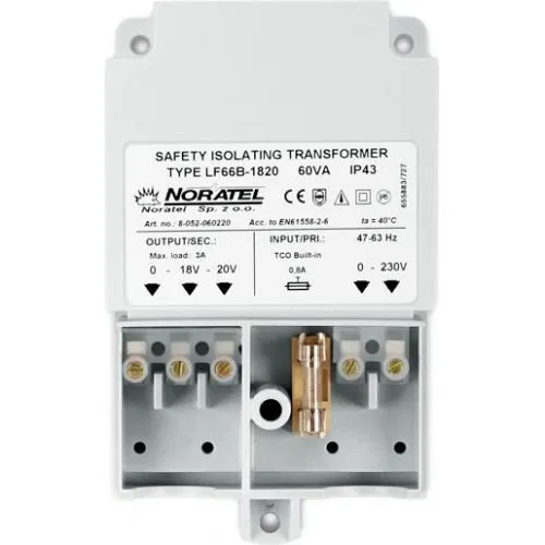 Accesoriu Satel TR 60 VA, Transformator