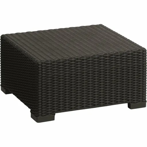 Masă de grădină Keter California 68 x 68 x 35 cm, grafit, gri închis