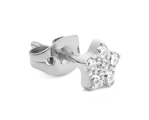 Daniel Wellington Cercel single din oțel Stea cu cristale DW00400874