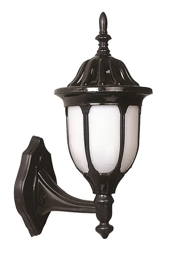Lampa de exterior, Opviq, 685AVN1182, Alb/Negru