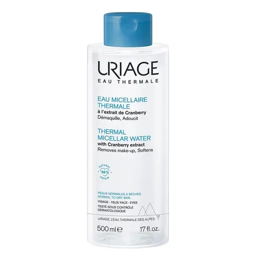 Uriage Apă termală micelară pentru piele normală și uscată Eau Thermale (Thermal Micellar Water) Apă (Thermal Micellar Water) 500 ml