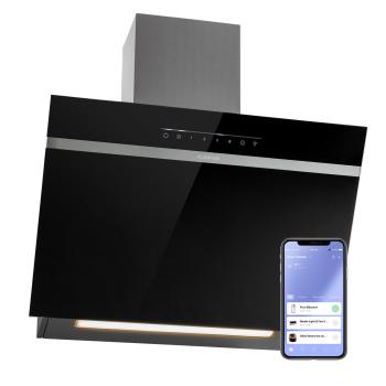 Klarstein Ava 60 Smart, hota, 60cm, montata pe perete, WiFi, A++, 515 m³/h, ecran tactil