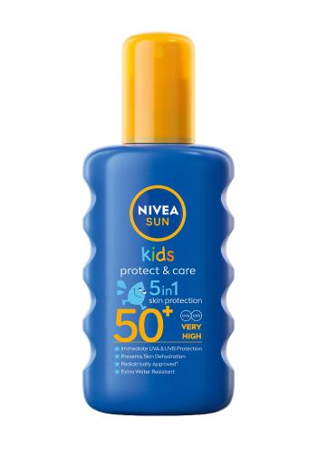 Nivea Spray colorat de plajă pentru copii OF 50+ (Moisturising Sun spray) 200 ml