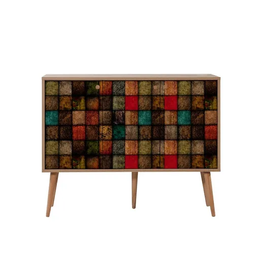 Dulap Mega Cubes Sonoma Oak, multicoloră