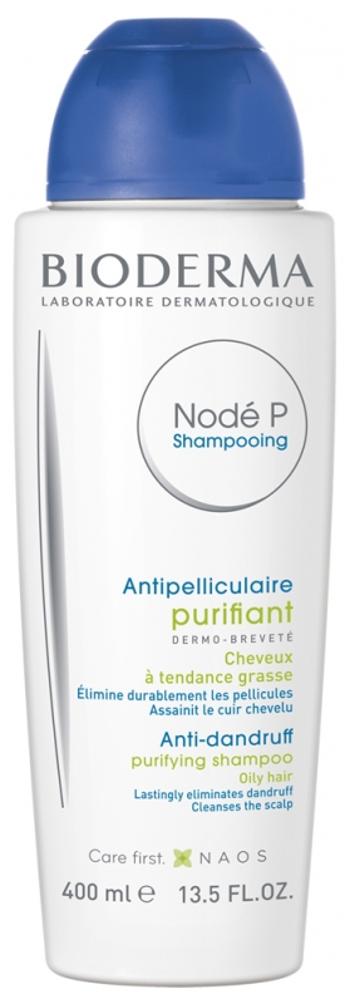 Bioderma Șampon de curățare anti-mătreață pentru păr gras Nodé P (Anti-Dandruff Purifying Shampoo) 400 ml