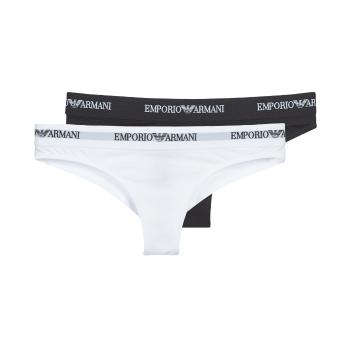 Emporio Armani  CC317-PACK DE 2  Klasické nohavičky Čierna