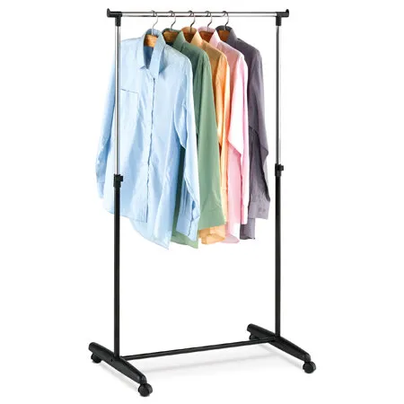 Suport pentru haine crom / negru, 80 x 160 cm, negru