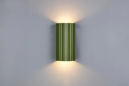 Aplica de perete Soka, TRIO, 9.5x8.5x18 cm, 10W, 2x GU10, metal, verde