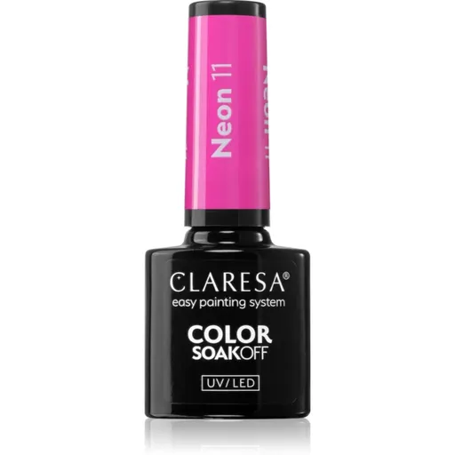 Claresa SoakOff UV/LED Color Neon lac de unghii sub forma de gel culoare 11 5 g