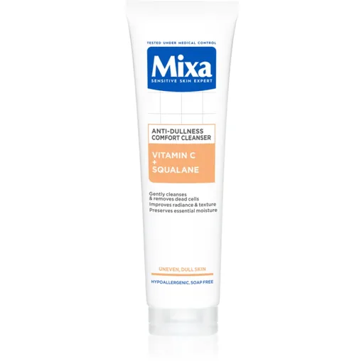 Mixa Anti-Dullness Comfort Cleanserm gel de curatare facial cu vitamina C 150 ml